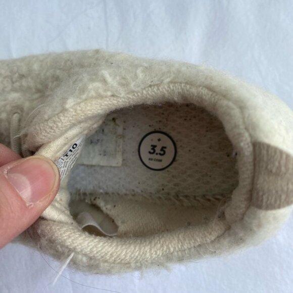 ALLBIRDS Smallbirds Wool Runners FluffsShoes Little Kids 10.5 Natural White - Picture 12 of 12